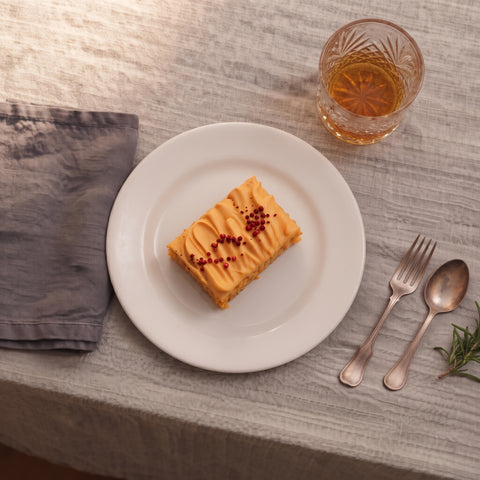 Salted Caramel & Spiced Sponge Cake Slice