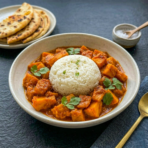 Moroccan Butternut Squash & figs with citrus couscous & Flatbread